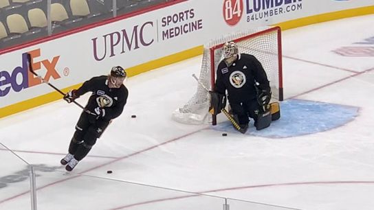 Skate report: Carter out of protocol, out vs. Blues taken at PPG Paints Arena (Penguins)